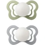 BIBS Couture ортодонтична пустушка з натурального каучуку залізо/блакитний 1×2 шт, вік 2: ціни та характеристики