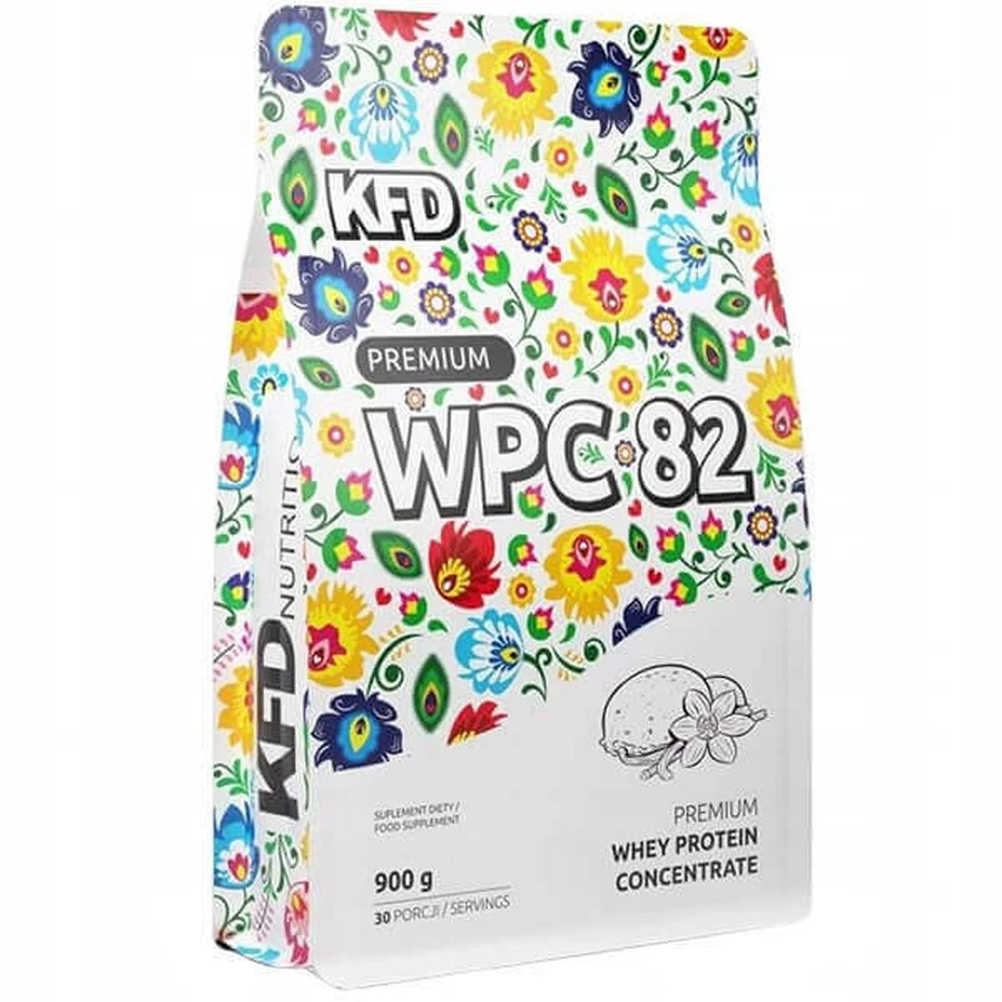 KFD Premium WPC 82, зі смаком ванільного морозива, 900 г: ціни та характеристики