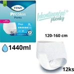 TENA PANTS PLUS EXTRA LARGE 1×12 шт, эластичные впитывающие трусики, 1440 мл, обхват бедер 120-160 см: цены и характеристики