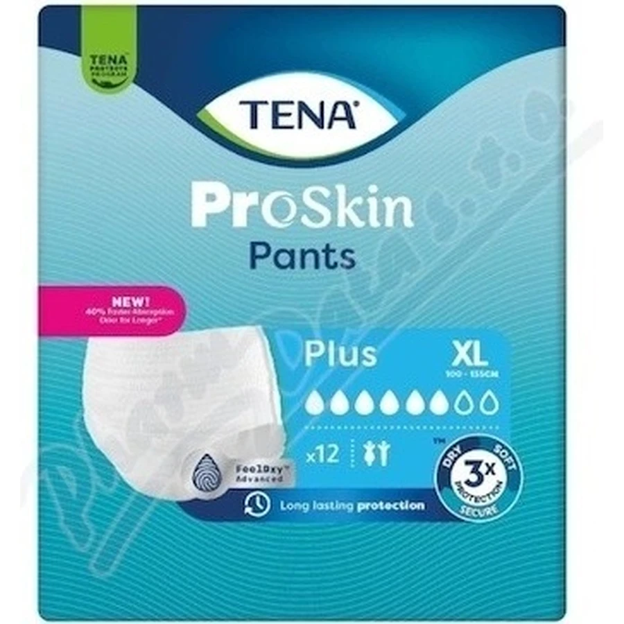 TENA PANTS PLUS EXTRA LARGE 1×12 шт, эластичные впитывающие трусики, 1440 мл, обхват бедер 120-160 см: цены и характеристики