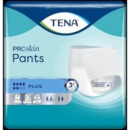 TENA PANTS PLUS EXTRA LARGE 1×12 шт, эластичные впитывающие трусики, 1440 мл, обхват бедер 120-160 см: цены и характеристики