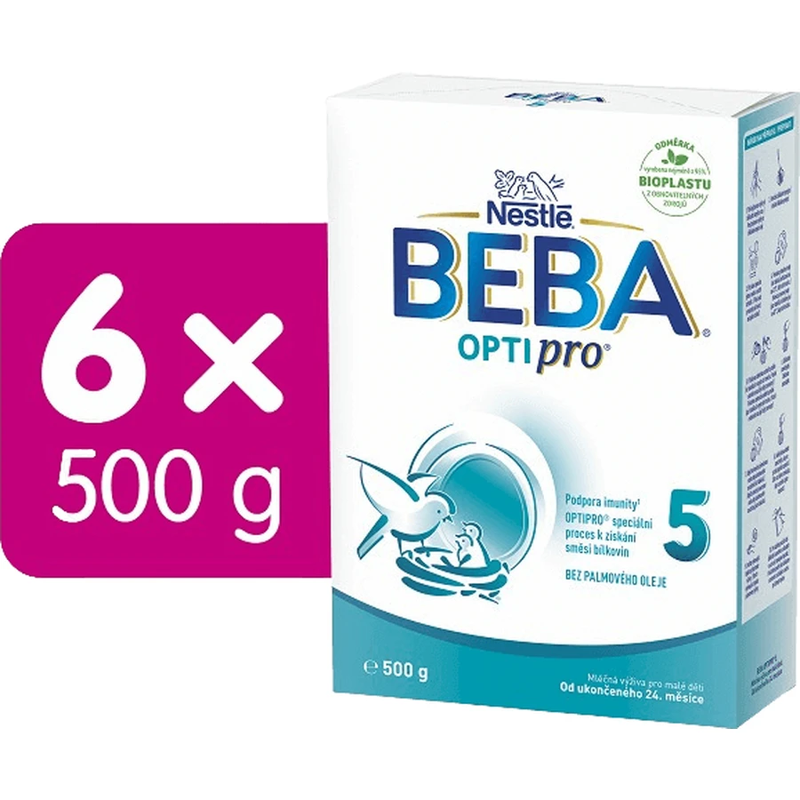 Nestlé Beba OPTIPRO 5 (молочна суміш для дітей раннього віку (з кінця 24-го місяця) (нов.2022) 6 шт.: ціни та характеристики