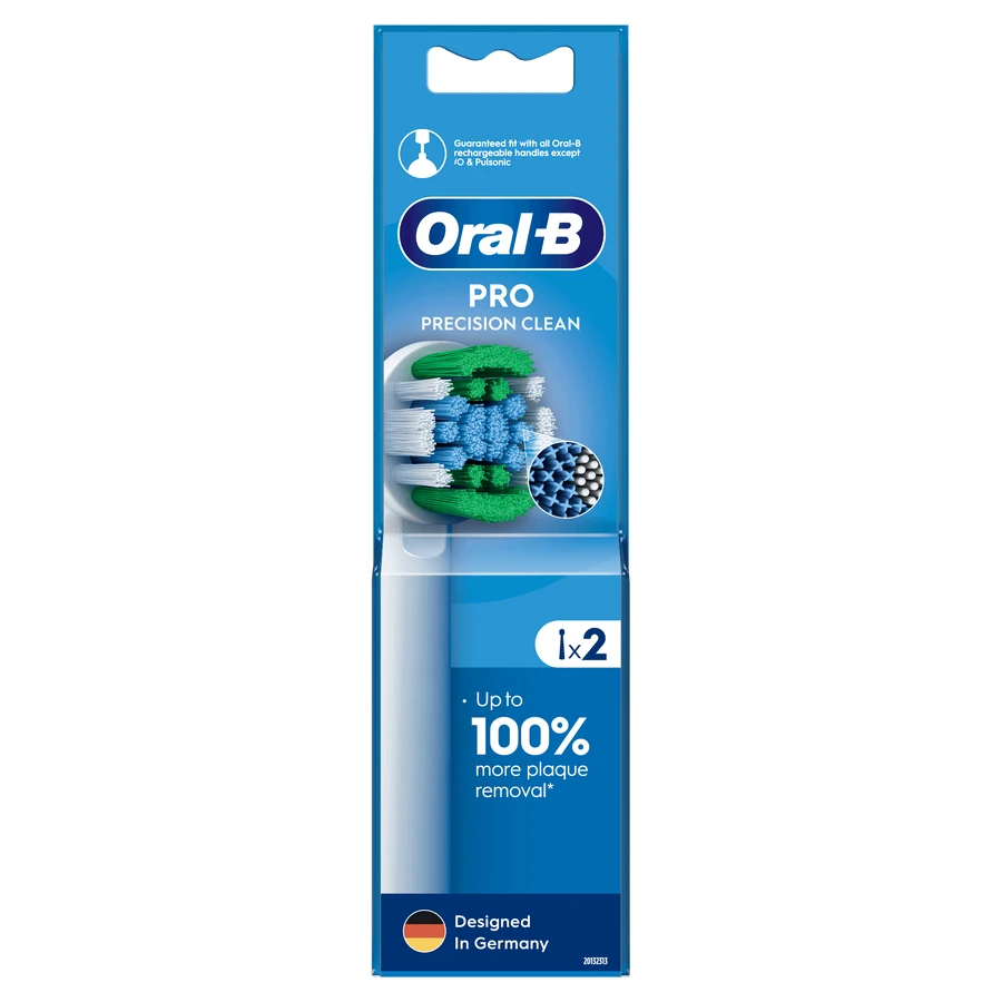 Oral-B Pro Precision Clean, сменные щетинки для электрической зубной щетки Clean Maximiser, 2 штуки: цены и характеристики
