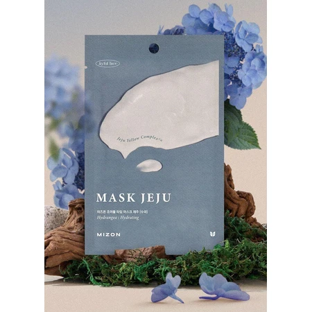 Mizon Joyful Time Mask Jeju Hydrangea - Текстильная маска для кожи, гортензия 23 г: цены и характеристики
