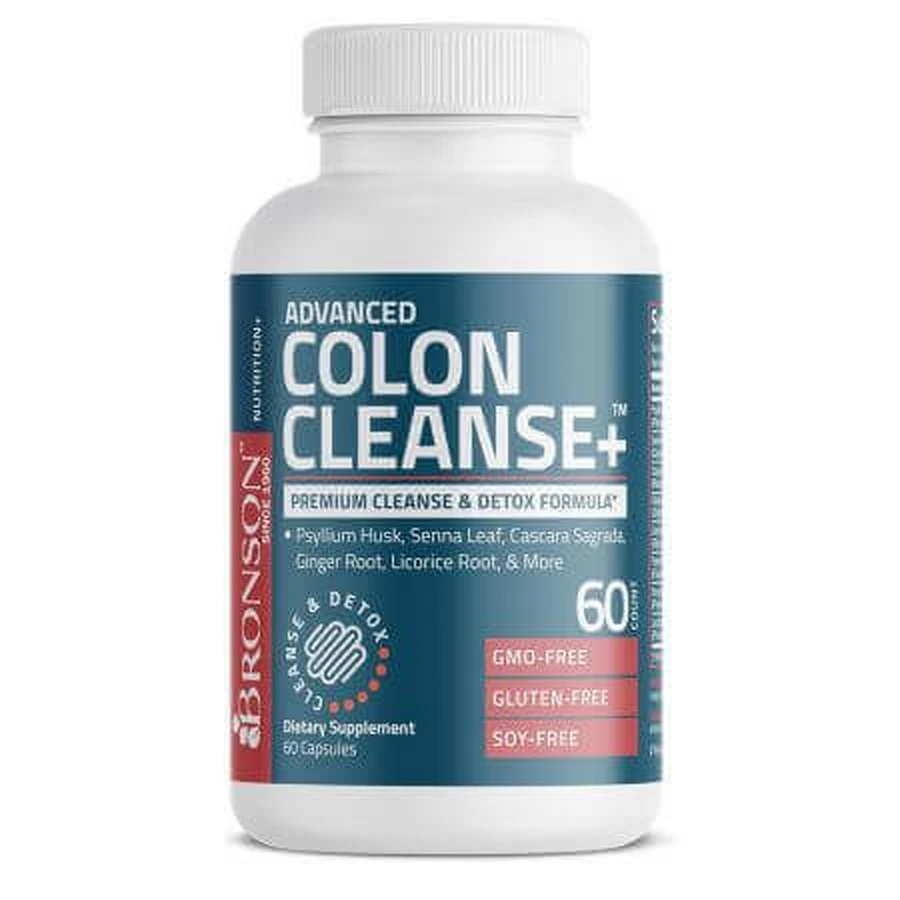 Advanced Colon Cleanse, 60 капсул, Bronson Laboratories: ціни та характеристики
