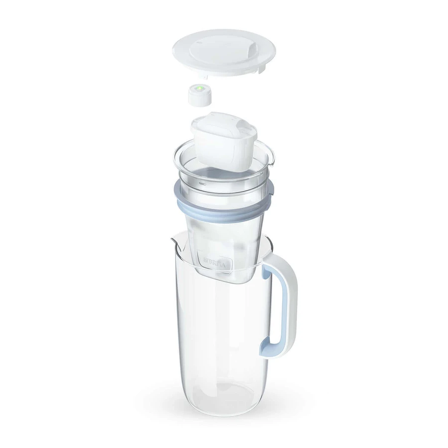 Скляний фільтр-глечик Brita Glass, 2,5 л + фільтр Maxtra Pro Pure Performance, 1 шт.: ціни та характеристики