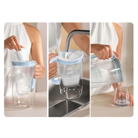 Скляний фільтр-глечик Brita Glass, 2,5 л + фільтр Maxtra Pro Pure Performance, 1 шт.: ціни та характеристики