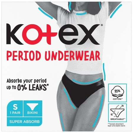 Kotex® Периодическое нижнее белье S: цены и характеристики