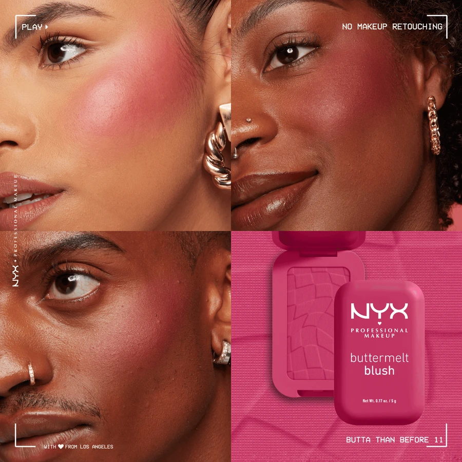 Рум'яна NYX Professional Makeup Buttermelt Blush 11 Butta ніжніші, ніж до порошкових рум'ян: ціни та характеристики