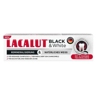 Lacalut черно-белая зубная паста 1×75 мл