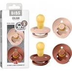 BIBS Соски-пустушки з натурального каучуку 1×2 шт, вік 2 роки, колір: лісовий бабак/рум'янець: ціни та характеристики