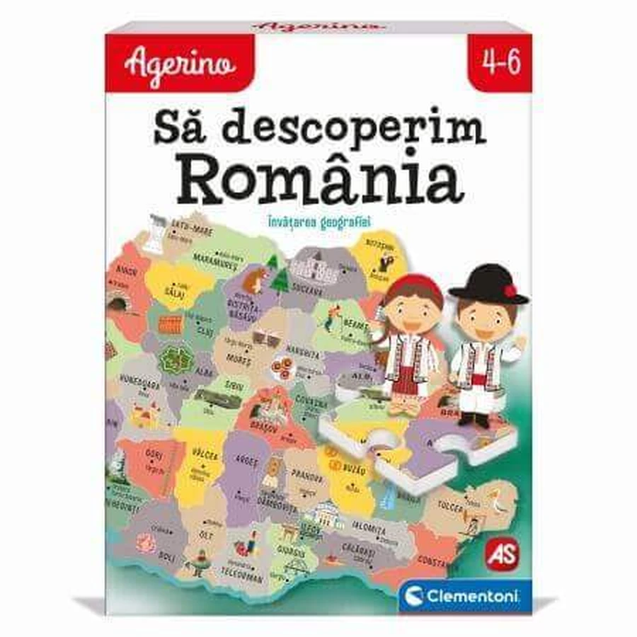 Обучающая игра Познаем Румынию Agerino, 4 года+, Clementoni: цены и характеристики
