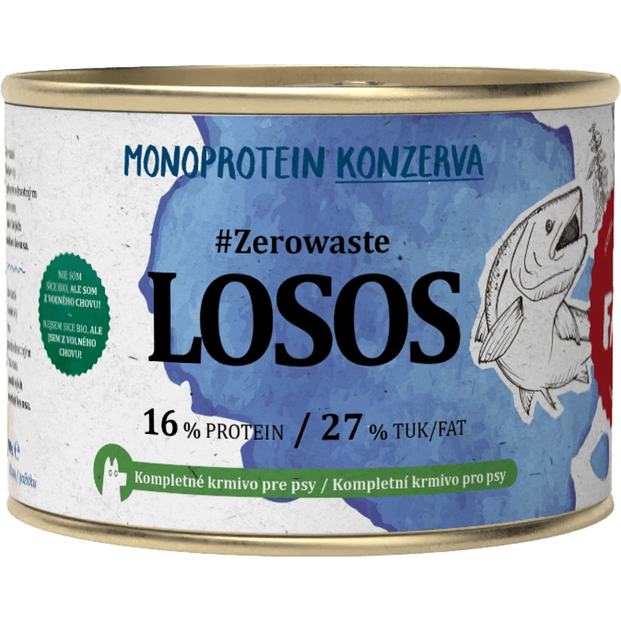 Pet Farm Family ZeroWaste Лосось консерви для собак 180 г: ціни та характеристики