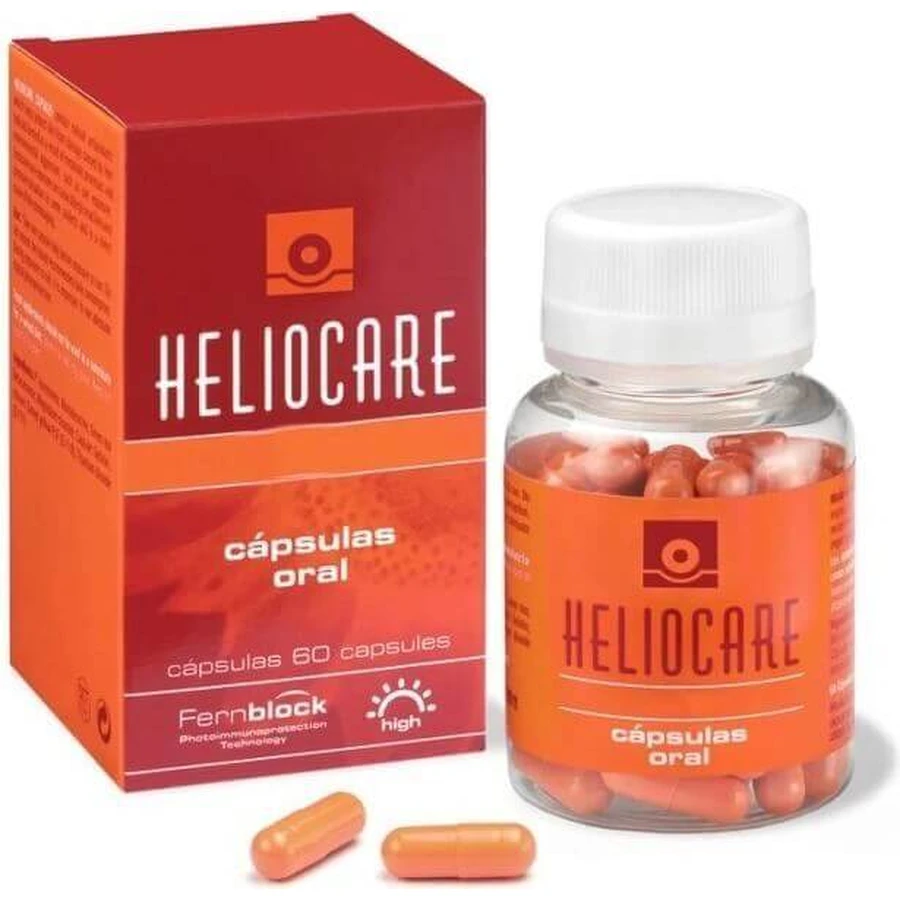HELIOCARE ORAL + B 1×60 cps, харчова добавка: ціни та характеристики