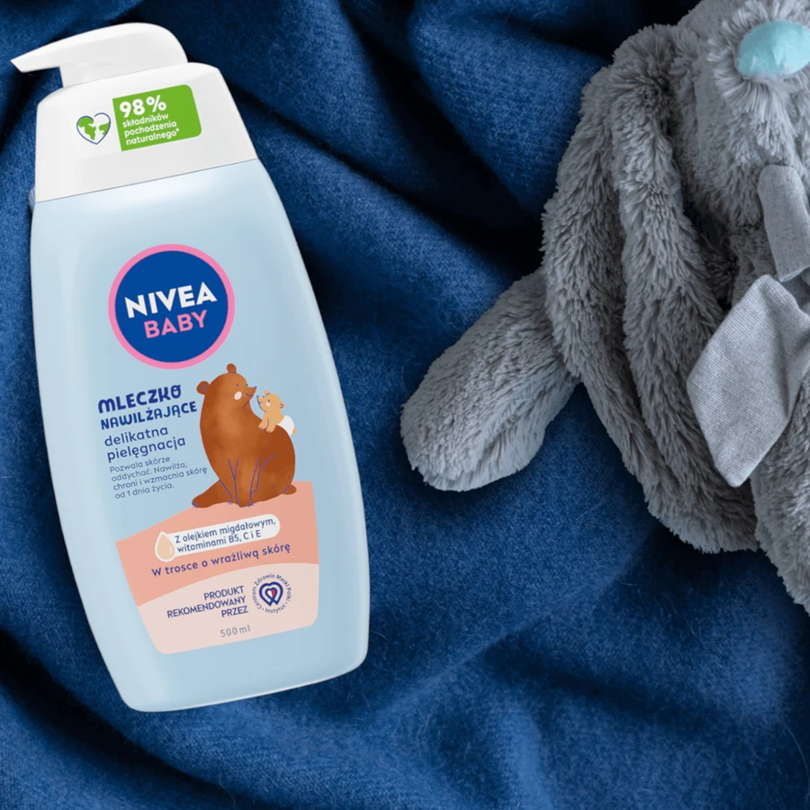Nivea Дитяче зволожуюче молочко, Ніжний догляд, 500 мл: ціни та характеристики