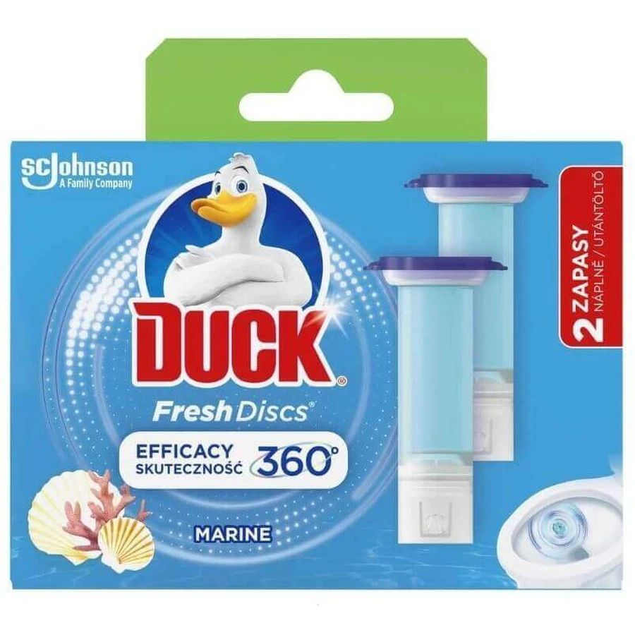 Качиний туалетний блок Fresh Discs Marine наповнювач 2 x 36 мл: ціни та характеристики