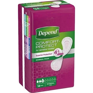 DEPEND NORMAL 1×14 шт, прокладки для недержания 9×25 см