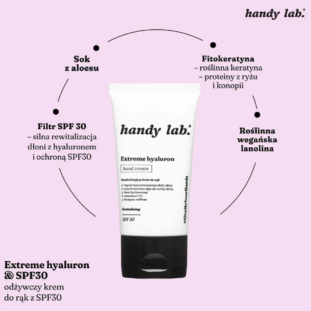 Handy Lab. Екстремальний гіалуроновий крем, крем для обличчя, SPF 30, 50 мл: ціни та характеристики