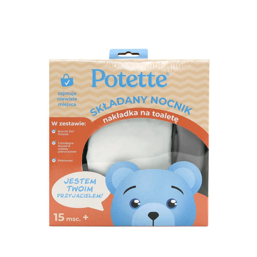 Potette Plus, сидіння для горщика 2-в-1, сіро-біле, 1 шт.: ціни та характеристики