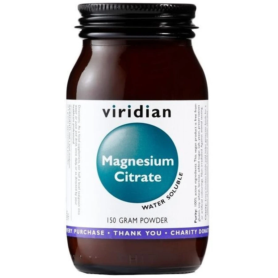 Порошок цитрату магнію Viridian 150 г: ціни та характеристики