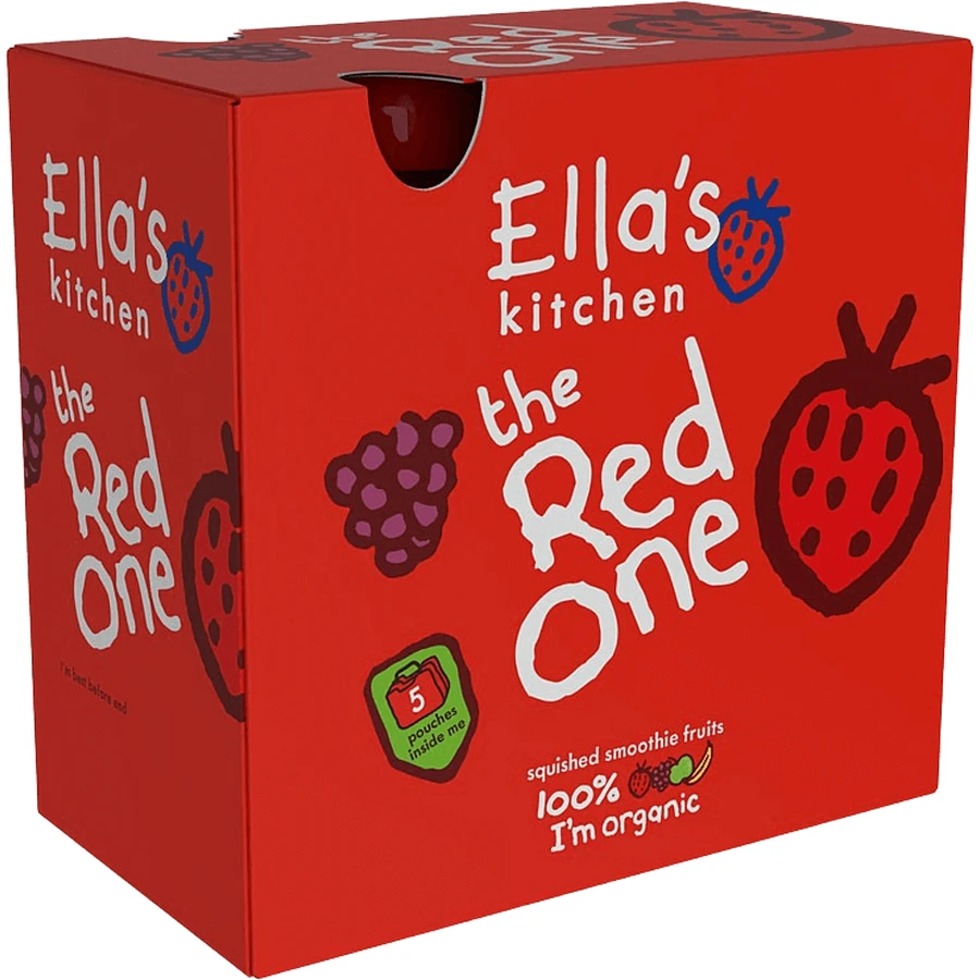 Ella's Kitchen BIO Red One фруктовое пюре с клубникой 5 х 90 г: цены и характеристики