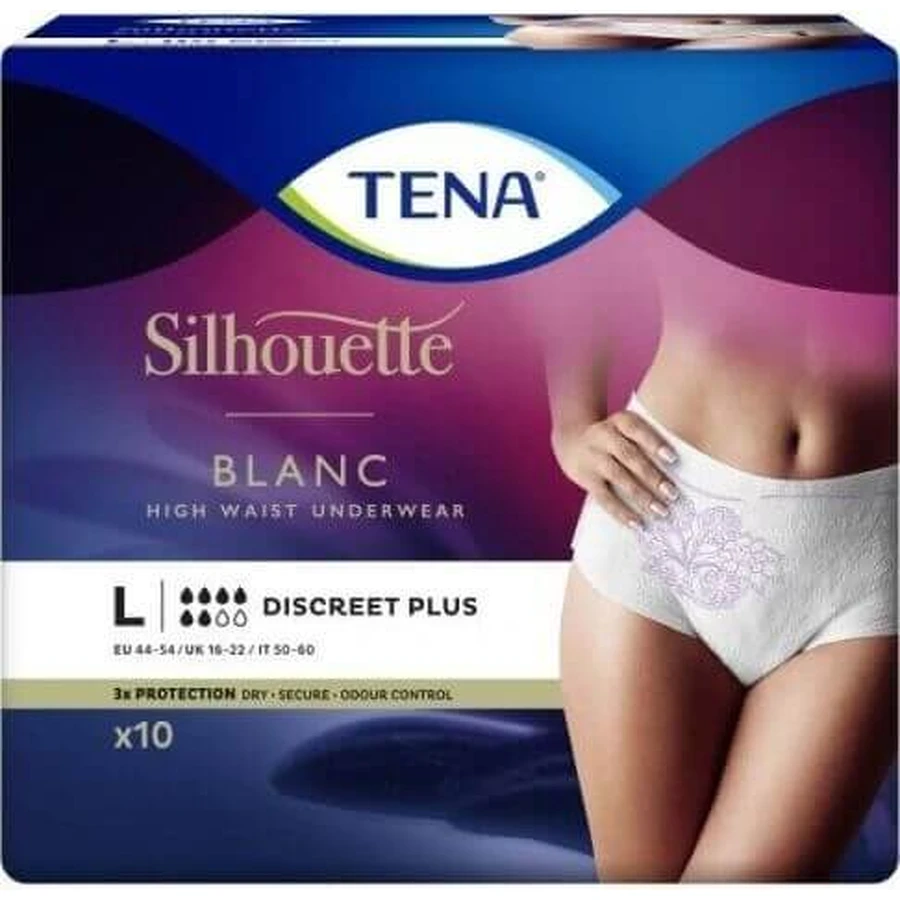 TENA Silhouette Normal L 1×10 шт, трусики від нетримання: ціни та характеристики