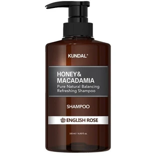 Kundal Honey&Macadamia Nature Shampoo English Rose - натуральный увлажняющий ампульный 500 мл