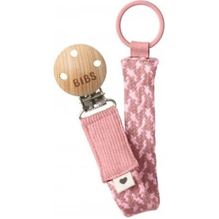 Клипса для пустышки BIBS Paci Braid, Dusty Pink / Baby Pink 1×1шт, клипса для пустышки розовая