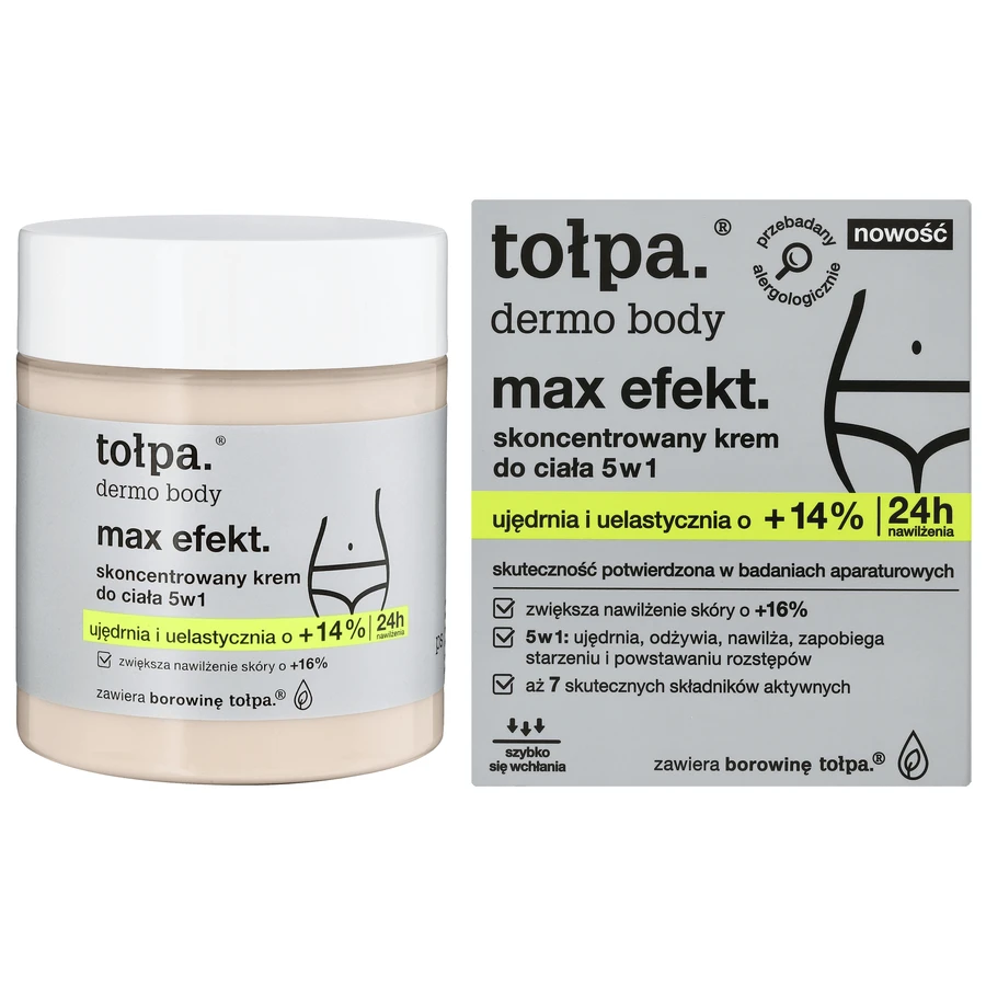 Topa Dermo Body Max Efekt, концентрированный крем для тела 5 в 1, 250 мл: цены и характеристики