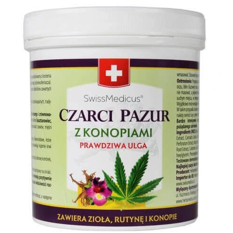 SwissMedicus Black Claw el з коноплями, 500 мл: ціни та характеристики