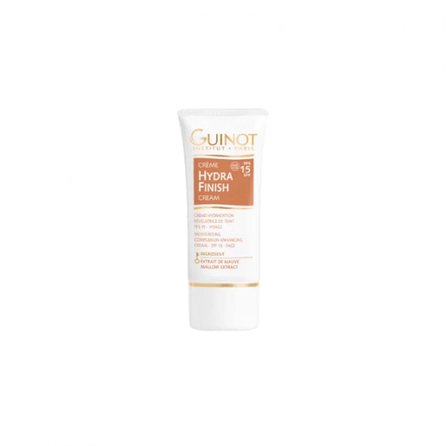 Крем для обличчя Guinot Hydra Finish Cream SPF 15 з ефектом зволоження та захистом від ультрафіолету 10мл: ціни та характеристики