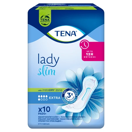 Урологічні прокладки від нетримання сечі TENA Lady Slim Extra: ціни та характеристики
