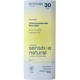 Attitude 100% минеральный протектор для лица и губ (SPF 30) для чувствительной и атопичной кожи 20 г