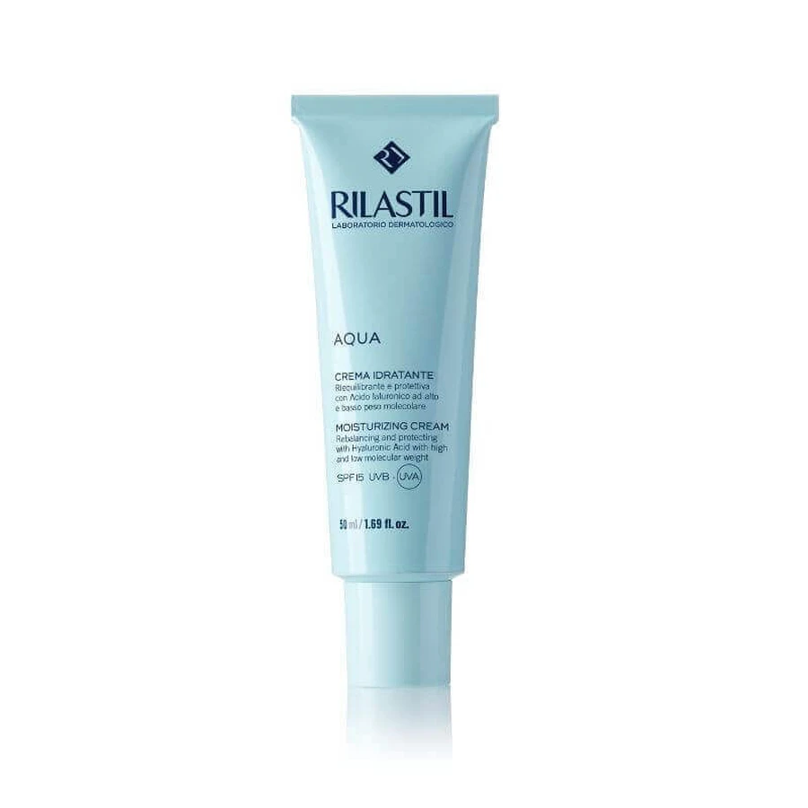 RILASTIL AQUA - Зволожуючий крем для шкіри з SPF 15 x 50мл: ціни та характеристики