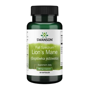 Левина грива Swanson Full Spectrum Lion's Mane, 60 капсул