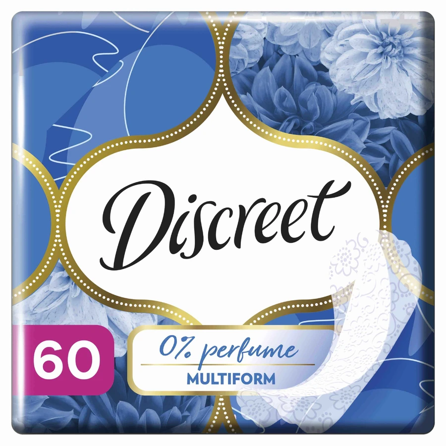Discreet Air, гігієнічні прокладки без запаху, 60 шт.: ціни та характеристики