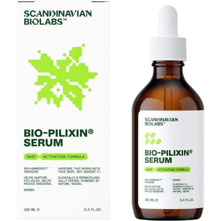 Scandinavian Biolabs® Bio-Pilixin® Активирующая сыворотка для замедления выпадения волос и стимулирования их роста для женщин 100 мл: цены и характеристики