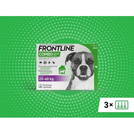 FRONTLINE COMBO spot-on for DOG L 3 x 2,68 мл 3x2,68 мл, раствор для собак: цены и характеристики