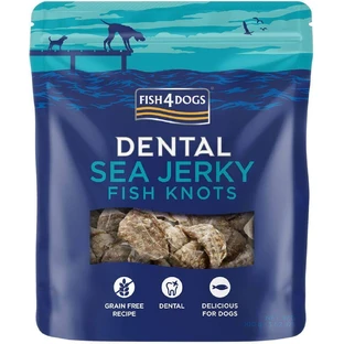 Fish4Dogs Зубні ласощі для собак морська риба - вузлики 100 г