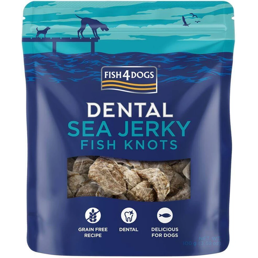 Fish4Dogs Зубні ласощі для собак морська риба - вузлики 100 г: ціни та характеристики