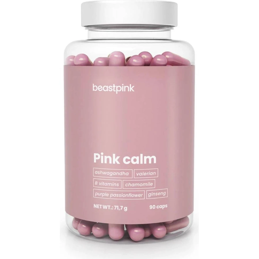 Gymbeam beastpink рожевий calm beastpink рожевий 90cps 1×90 капсул: ціни та характеристики