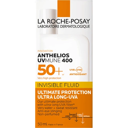 La Roche-Posay UVMune 400 Anthelios Освіжаючий флюїд SPF50+ 50 мл: ціни та характеристики