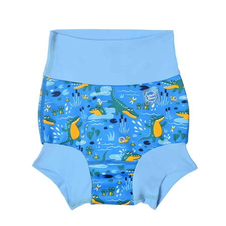 Splash About, Happy Nappy, підгузник для плавання, Крокодили, 6-12 місяців, розмір L, 1 штука: ціни та характеристики