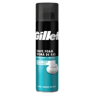 Gillette Sensitive Classic 200 мл Пена для бритья Sensitive Classic для чувствительной кожи