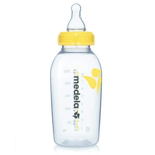 Бутылочка Medela с силиконовой соской, слабый поток, 250 мл