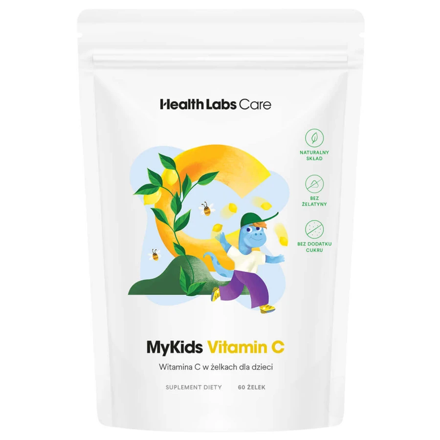 HealthLabs MyKids Vitamin C веганський вітамін С в лосятині для дітей, 60 шт.: ціни та характеристики