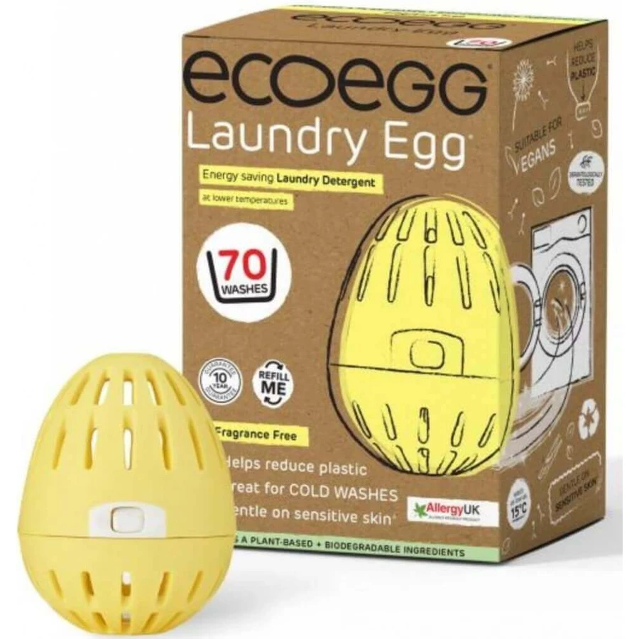Яйце Ecoegg Washing - 70 прань без ароматизатора 1×1 шт, яйце на 70 прань (4 місяці): ціни та характеристики