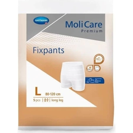 MoliCare Premium Фикспанты длинноногие L 1×5 шт, фиксированные штанишки (80-120 см): цены и характеристики
