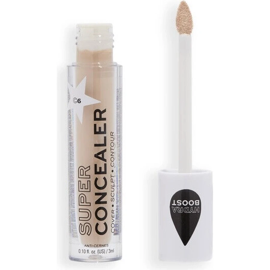 Revolution Relove, Super Concealer Radiant Matte C6, консилер 1×3 мл, консилер: цены и характеристики
