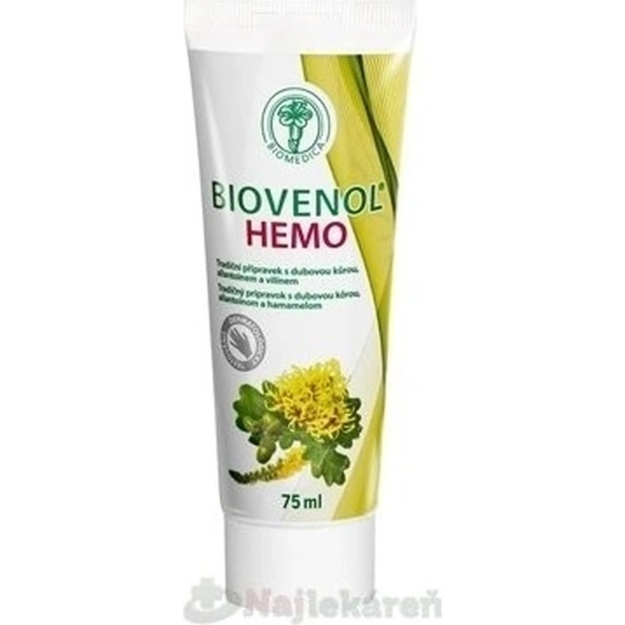 BIOMEDICA BIOVENOL HEMO гель 1×75 мл, косметический препарат для лечения геморроя: цены и характеристики